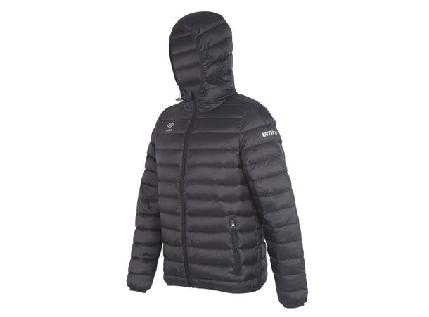 UMBRO Core Down Jacket Jr Svart 128 Dunjacka med luva junior 